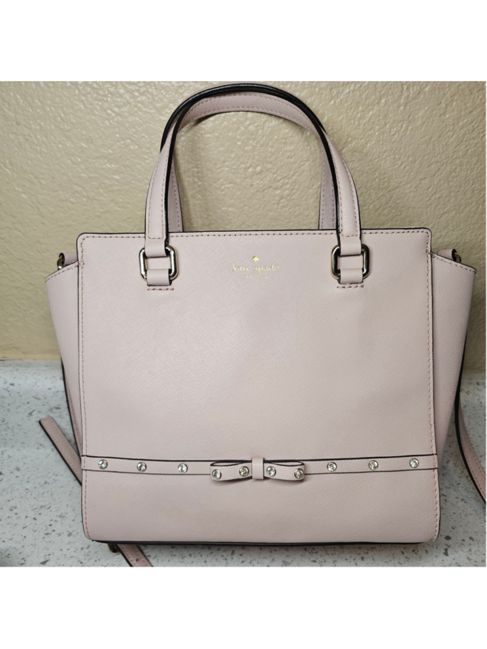 Kate Spade Cameron Studded Bow Crossbody Satchel
